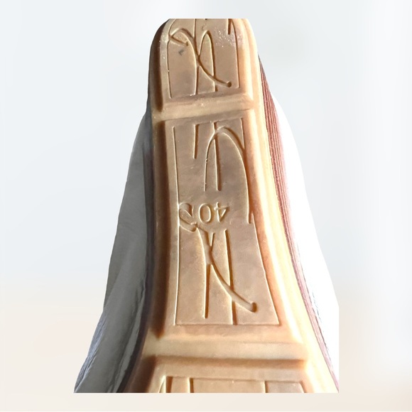 Wittner Leather Ashes Round Toe Slip On With  Bow ,Wedge Sole size 40 AU 9.5 - Picture 8 of 10